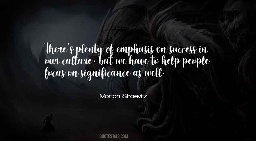 Quotes About Success And Significance #914758
