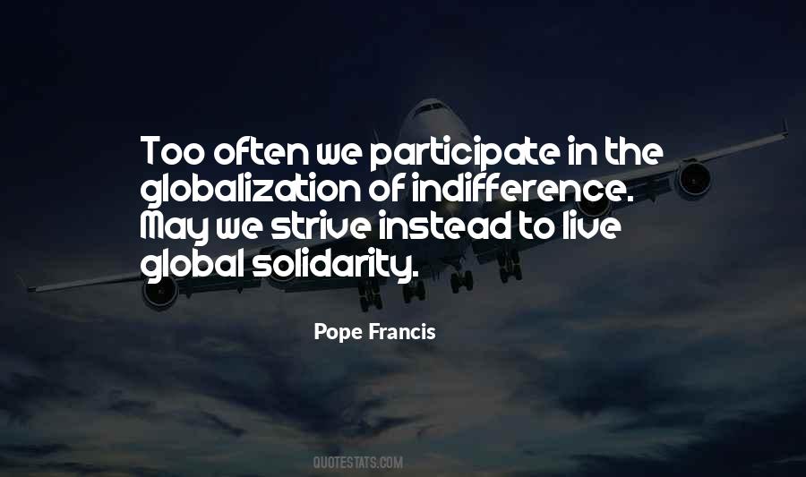 Global Solidarity Quotes #1616137