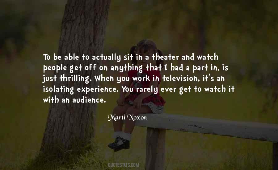 People Theater Quotes #225326