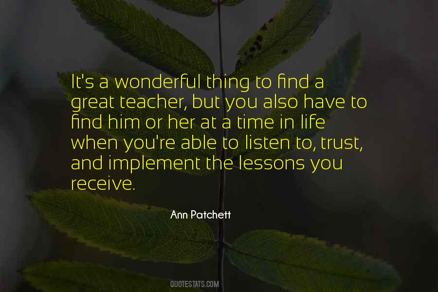 Quotes About A Great Teacher #1364109