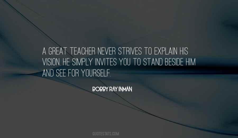 Quotes About A Great Teacher #1631600