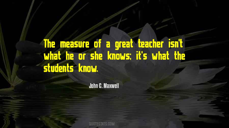 Quotes About A Great Teacher #930055