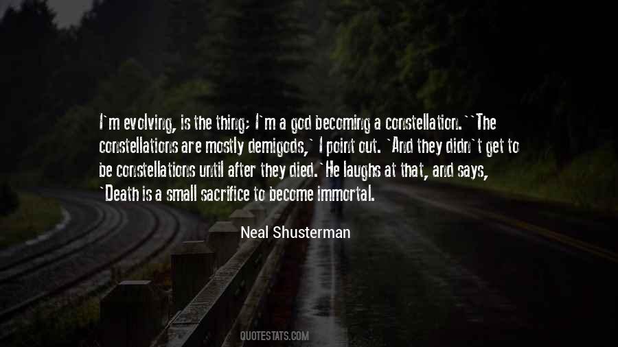 Becoming God Quotes #788846