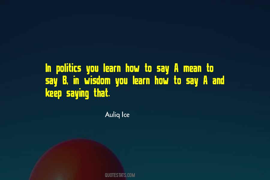 Quotes About Politics And Government #282709