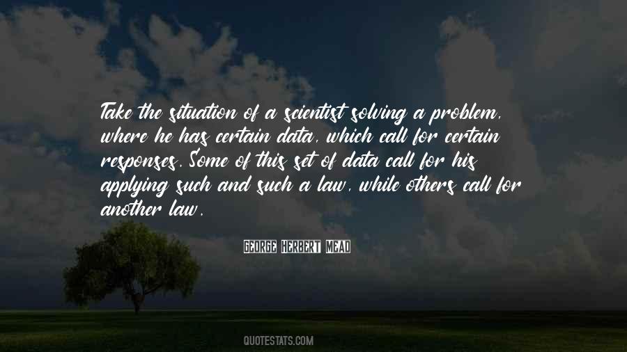 Solving A Problem Quotes #1524410