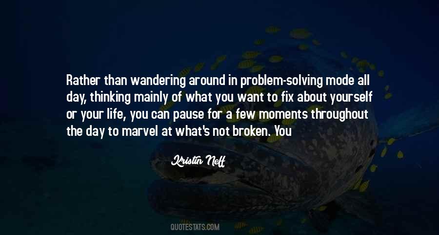 Solving A Problem Quotes #207244