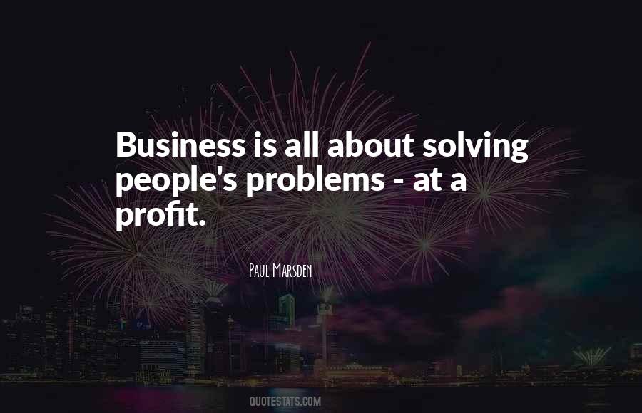 Solving A Problem Quotes #224126