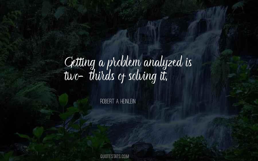 Solving A Problem Quotes #266562