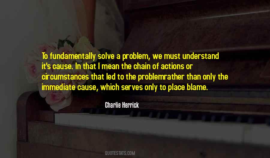 Solving A Problem Quotes #444559