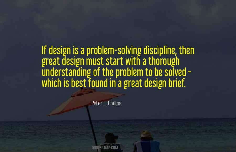 Solving A Problem Quotes #465211