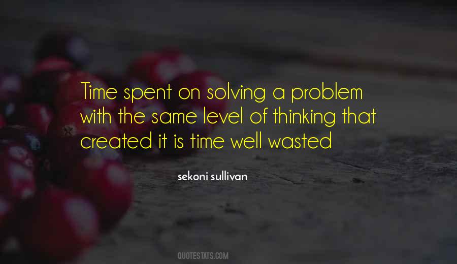 Solving A Problem Quotes #692819