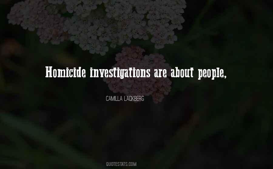 Quotes About Homicide #1380041