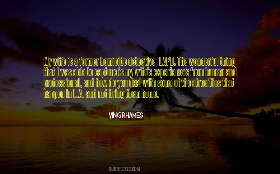 Quotes About Homicide #365966