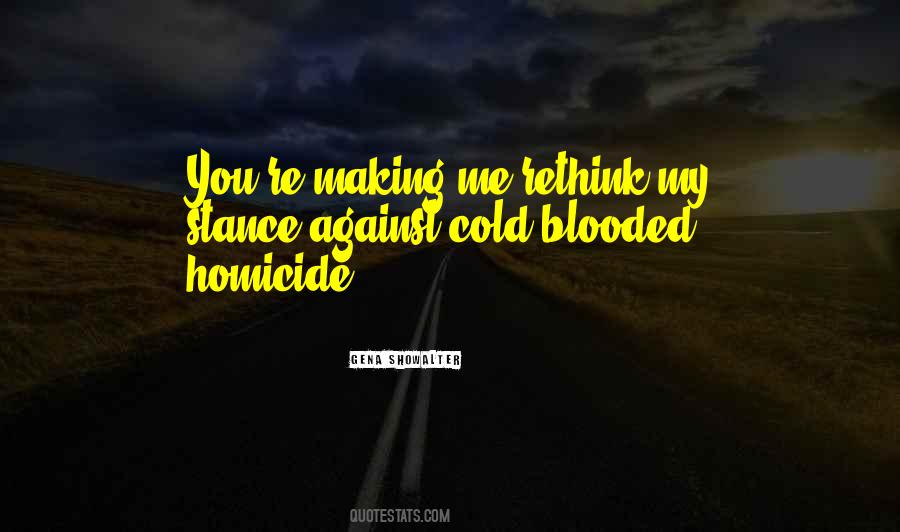 Quotes About Homicide #670242