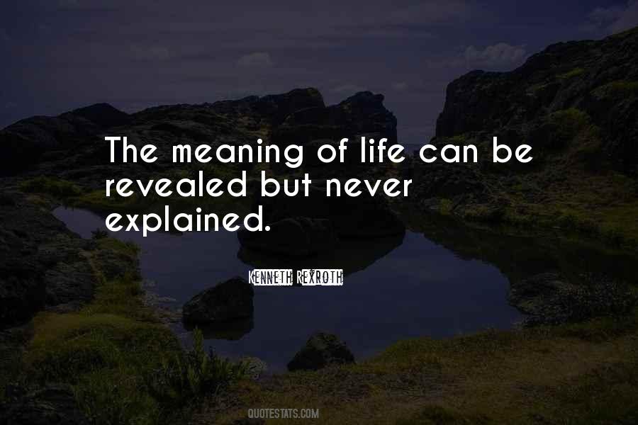 Quotes About Meaning Of Life #1103841