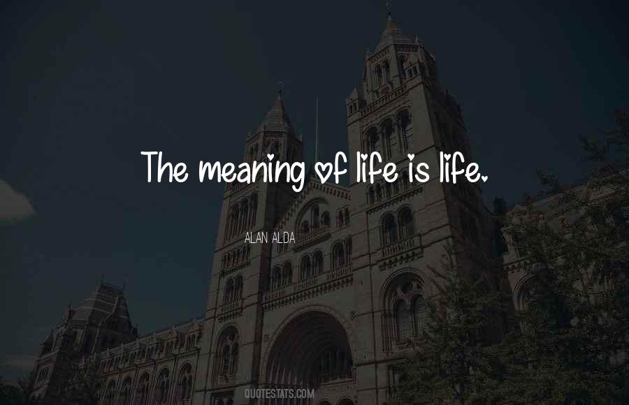 Quotes About Meaning Of Life #1140691