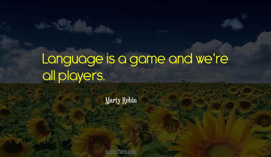 Language Game Quotes #1102151