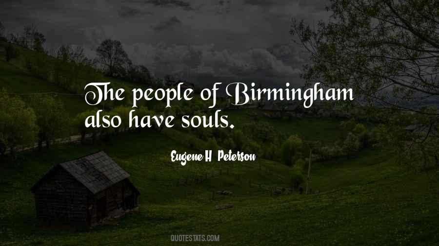 Quotes About Birmingham #1466307