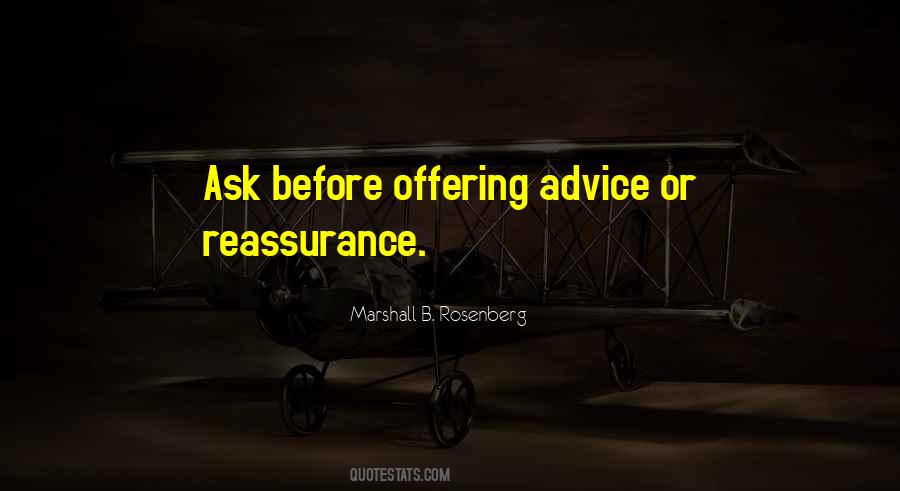 Quotes About Offering Advice #1852600