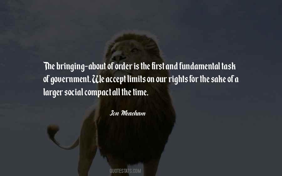 Quotes About Fundamental Rights #1699208