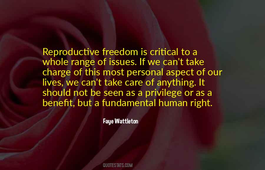 Quotes About Fundamental Rights #199687