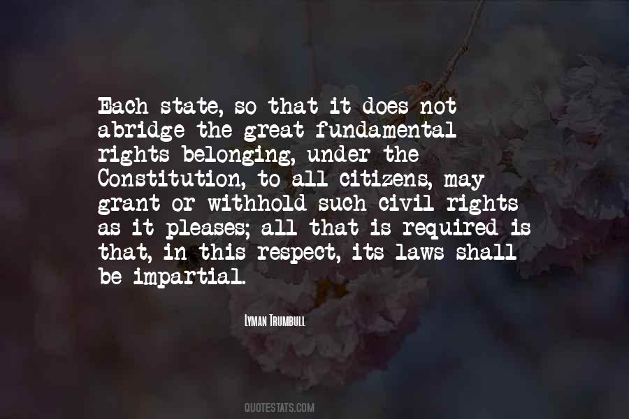 Quotes About Fundamental Rights #342946