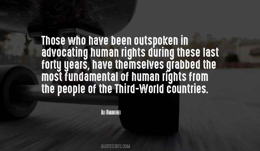 Quotes About Fundamental Rights #346896