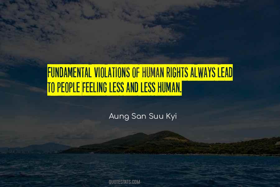 Quotes About Fundamental Rights #819195