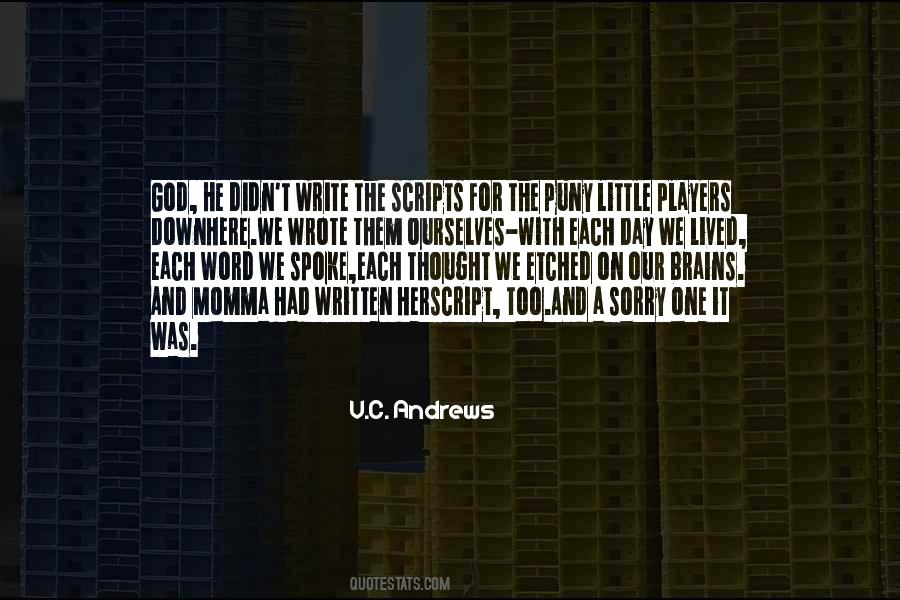 Life Script Quotes #759907