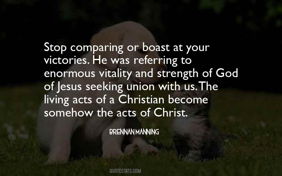 Living With Christ Quotes #1737073