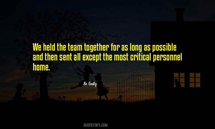 Quotes About Personnel #1087946