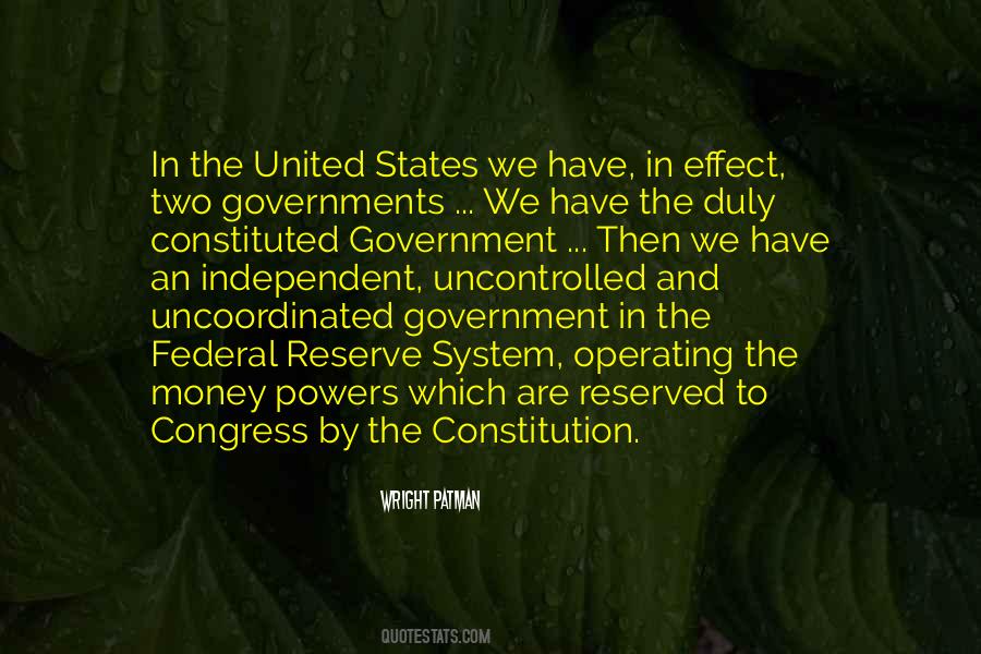 Quotes About The Federal Reserve #894320