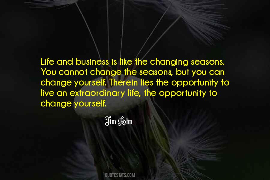 Opportunity To Change Quotes #1813389