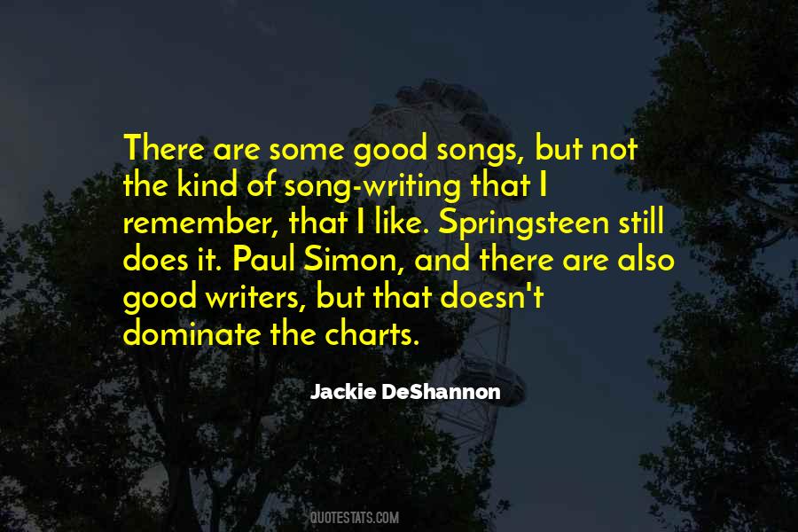 Quotes About Good Songs #1552792