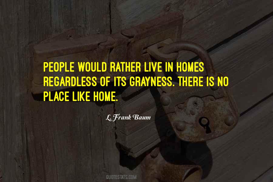 Quotes About There Is No Place Like Home #1854055