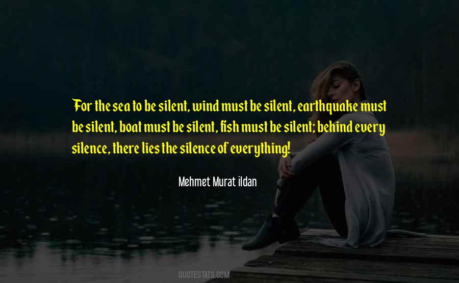 Quotes About Silence Of The Sea #1517333