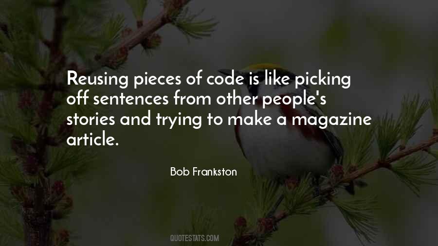 Quotes About Picking Up The Pieces #1484713