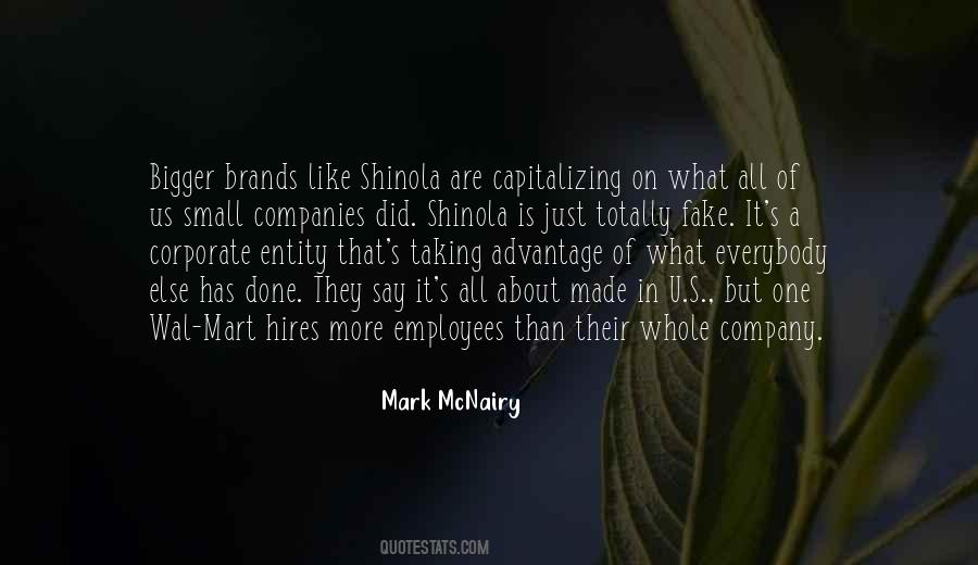 Quotes About Fake Brands #174920