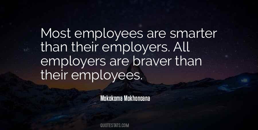 Quotes About Employers #1135215