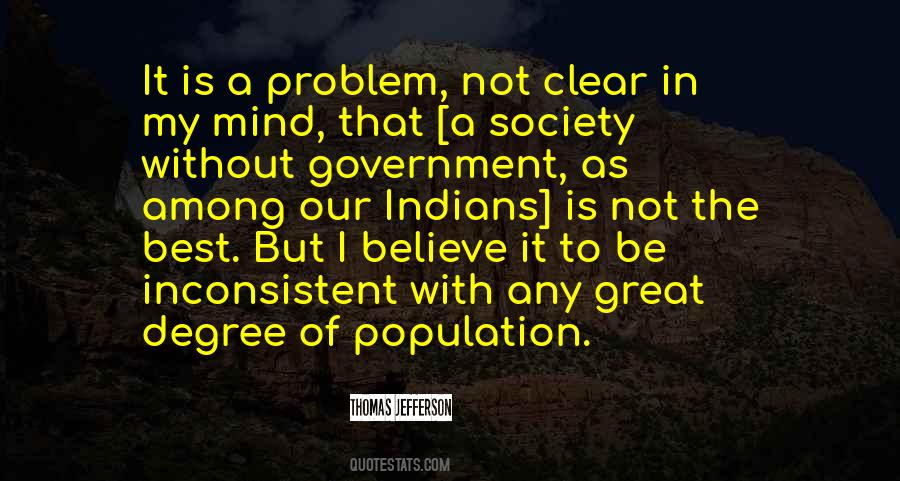 Quotes About Population Problem #386820