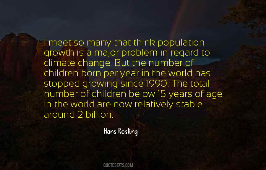 Quotes About Population Problem #718798