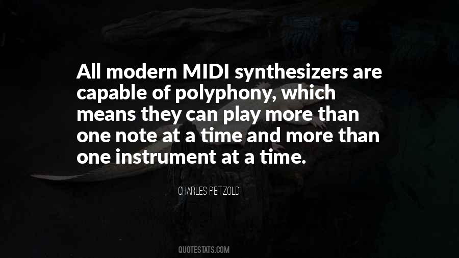 Quotes About Polyphony #1137730