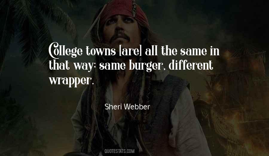 Quotes About College Towns #620935