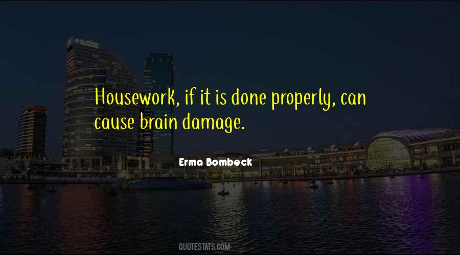 Quotes About Housework #639472
