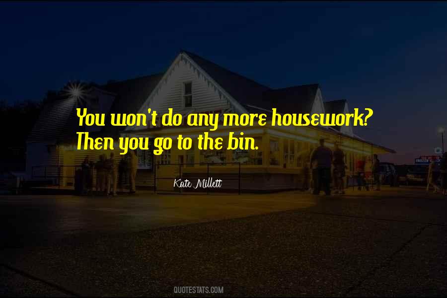 Quotes About Housework #987670