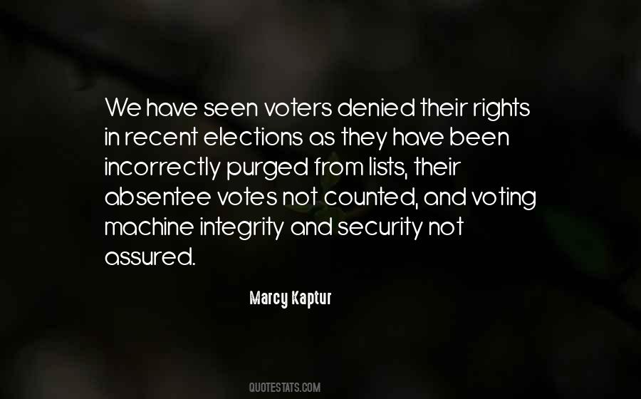 Quotes About Votes #969165