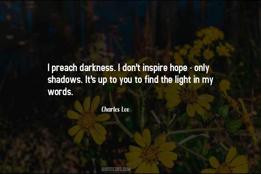 Quotes About Hope And Light #143637