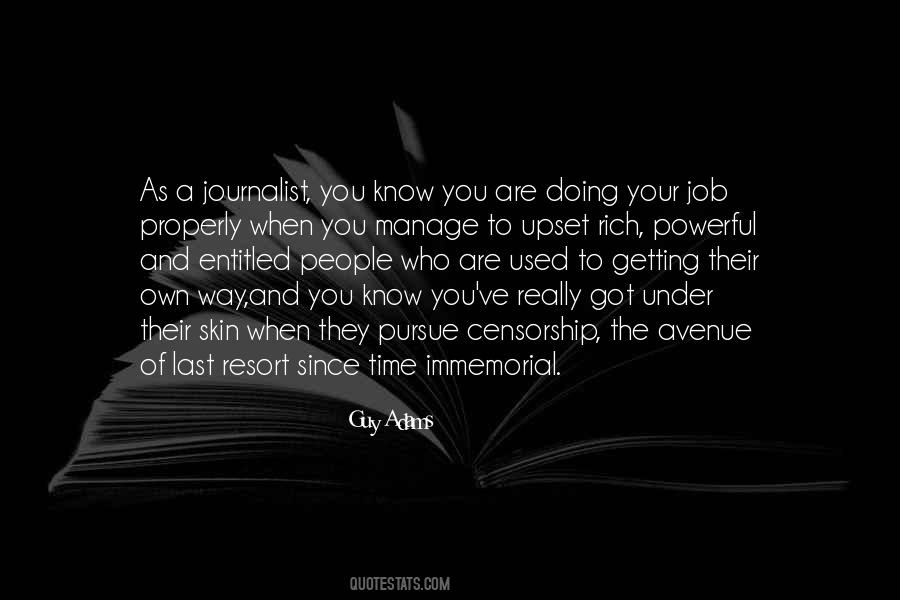 Doing Your Job Properly Quotes #1797136