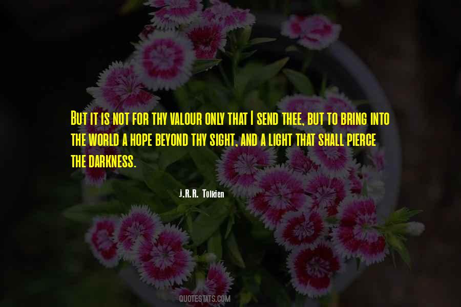 Hope Light Darkness Quotes #351503