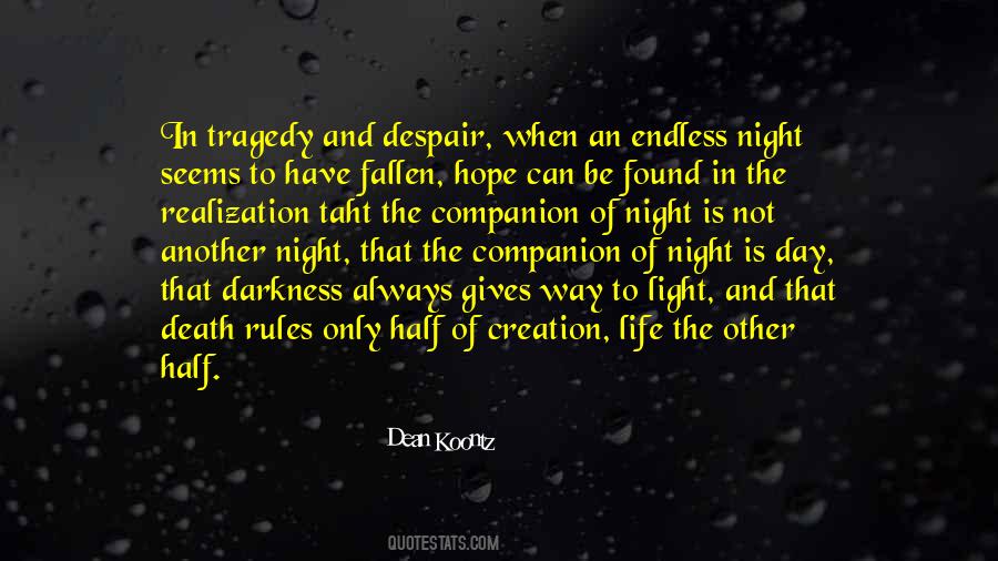 Hope Light Darkness Quotes #876135